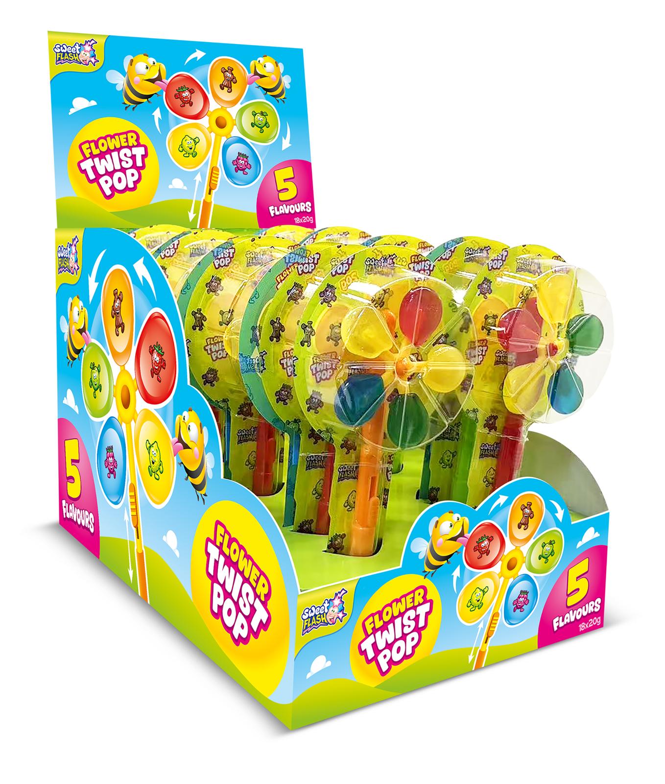 Sweet Flash Flower Twist Pop