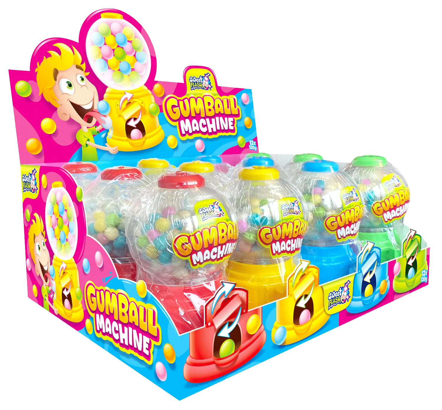 Sweet Flash Gummball Machine